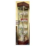 TREASURED MEMORIES LIT CURIO CABINET