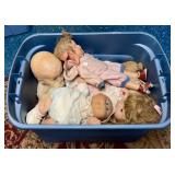 DISCOVERY BIN OF DOLLS