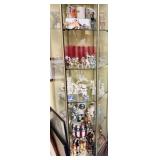 CONTENTS OF CURIO CABINET - PORCELAINS