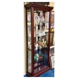LIT CURIO CABINET - SIDE LOAD