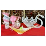 LOT OF ART GLASS