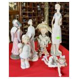 COLLECTION OF LLADRO PORCELAINS