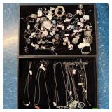 TWO TRAYS OF JEWELRY