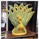 ART POTTERY PEACOCK - ROYAL HAEGER