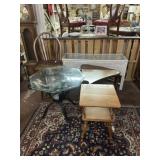 7 PC. ACCENT FURNITURE/CLOCK