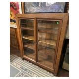 ANTIQUE OAK BOOK CASE
