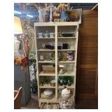 SHELF WITH CONTENTS - DECORATIVE COLLECTIBLES