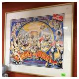 HARMONY CIRCUS FRAMED PRINT