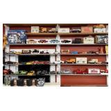 SHELF LOT DISPLAY OF DIE CAST CARS