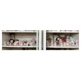 LOT OF ANTIQUE TO VINTAGE DOLL HEADS/PARTS