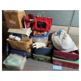 LOT OF DOLLS, PARTS, CLOTHING
