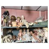 LOT OF VINTAGE DOLLS
