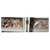LOT OF ANTIQUE TO VINTAGE DOLL HEADS/PARTS