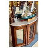 VICTORIAN MARBLE TOP SIDEBOARD