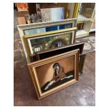 LOT OF FRAMED WORKS OF ART