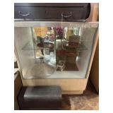 DISPLAY CABINET WITH CONTENTS