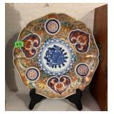 JAPANESE IMARI PLATE 10"
