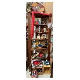 SHELF LOT OF DECORATIVE COLLECTIBLES