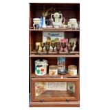 CABINET CONTENTS OF DECORATIVE COLLECTIBLES