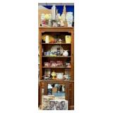 SHELF LOT OF DECORATIVE COLLECTIBLES