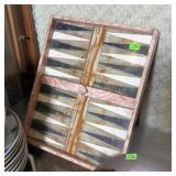 AGATE BACKGAMMON BOARD