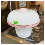 VINTAGE LAMP FIXTURE GLOBE