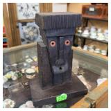 WOODEN FOLK ART TIKI SCULPTURE