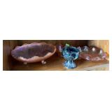 GROUPING OF CARNIVAL ART GLASS