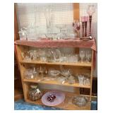 COLLECTION OF ART GLASS - SERVING