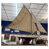 AM MODEL OF A SAILING VESSEL - BOAT