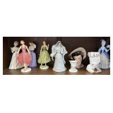 GROUPING OF FIGURAL PORCELAIN FIGURES