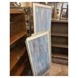 LOT OF SLAG GLASS PANELS