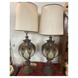 PAIR OF VINTAGE MONUMENTAL TABLE LAMPS