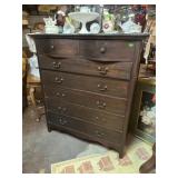 TWO-OVER-FIVE CHEST OF DRAWERS