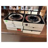 LOT OF KODAK SLIDE CAROUSELS - UNKNOWN CONTENT