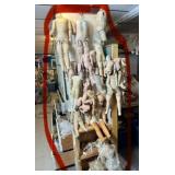 LOT OF ANTIQUE TO VINTAGE DOLL BODIES