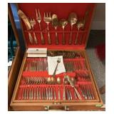 NICKEL BRONZE CUTLERY SET - WITH BOX