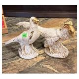 MID-CENTURY GILT DECO PHEASANTS