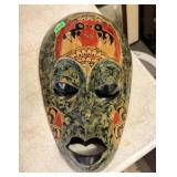 DECORATED TRIBAL FACE MASK
