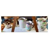 LOT OF DECORATIVE PITCHERS