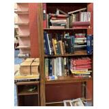 BOOK CASE WITH BOOK CONTENTS
