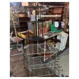 WIRE SHELVES AND CORNER SHELF, CONTENTS