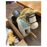 VINTAGE PLUSH ROCKING HORSE
