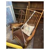 PAIR VINTAGE ROCKING CHAIRS