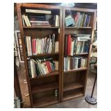 DOUBLE BOOKCASE WITH CONTENTS