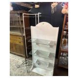 TRIO OF DISPLAY FIXTURES/SHELVING