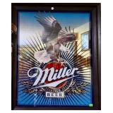 MILLER BEER ADVERTISING SIGN/MIRROR