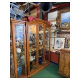 LIT CURIO DISPLAY CABINET - HUTCH