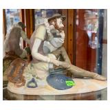 NADAL PORCELAIN DON QUIXOTE PORCEALIN SCULPTURE