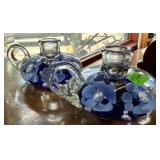 ST. CLAIRE ART GLASS PAIR
